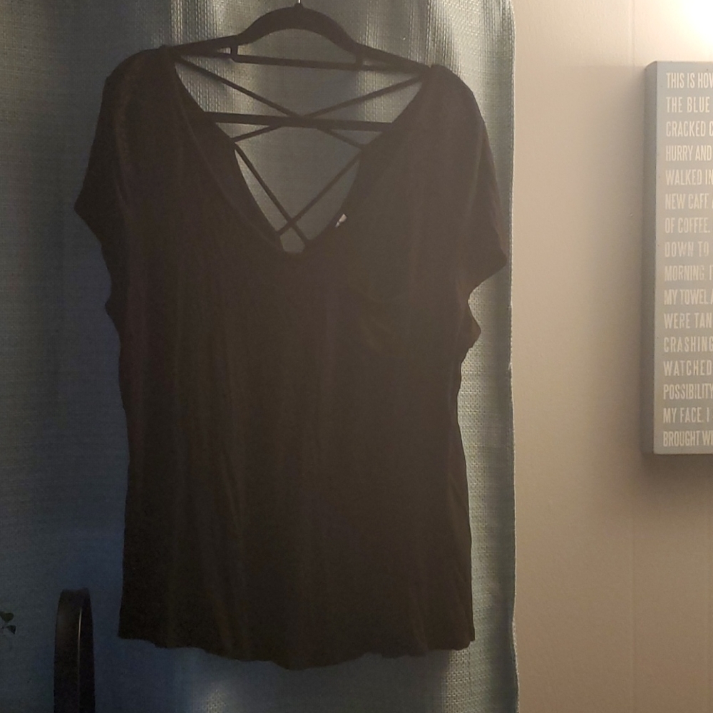 Deep cut shirt